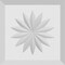 Ekena Millwork Standard Sedgwick Flower Rosette With Beveled Edge, 3"W x 3"H x 1/2"P ROSP030X030X050SDG10 - alternate 3
